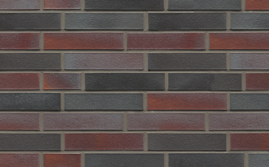 Фото Кирпич клинкерный Muhr 25 Violettschwarz гладкий, 240*115*52 мм