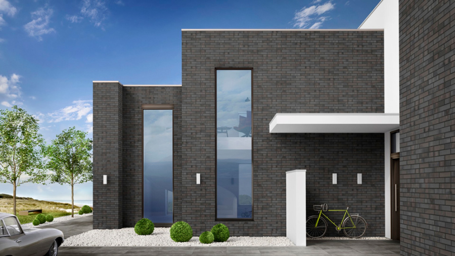 Фото Клинкерная плитка под кирпич Stroeher Brickwerk, 650 eisenschwarz, 240*52*12 мм
