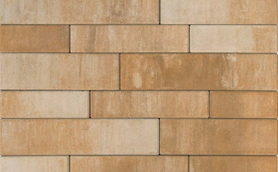 Фото Плитка тротуарная BRAER Домино Color Mix Плато, 120/160*60 мм