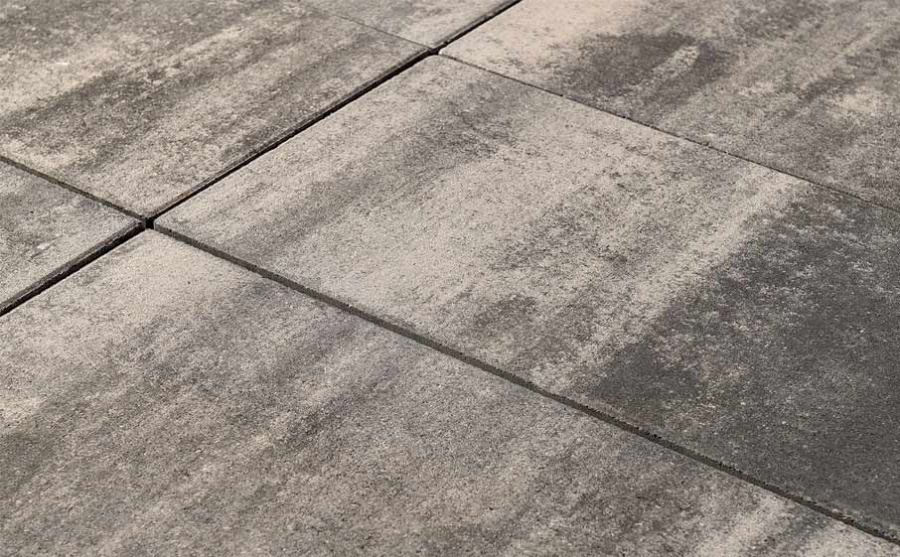 Фото Плитка тротуарная BRAER Сити Color Mix Туман, 300*300*80 мм