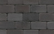 Фото Клинкерная брусчатка Muhr №15SG, Schwarz-bunt edelglanz gerumpelt, 200*100*52 мм