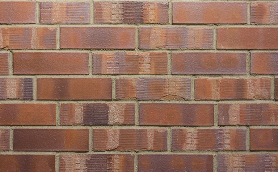 Фото Клинкерная плитка под кирпич Westerwaelder Klinker KLINKER BRICK WK84KS Rotbraun-bunt Kohle Spezial, 240*71*15 мм