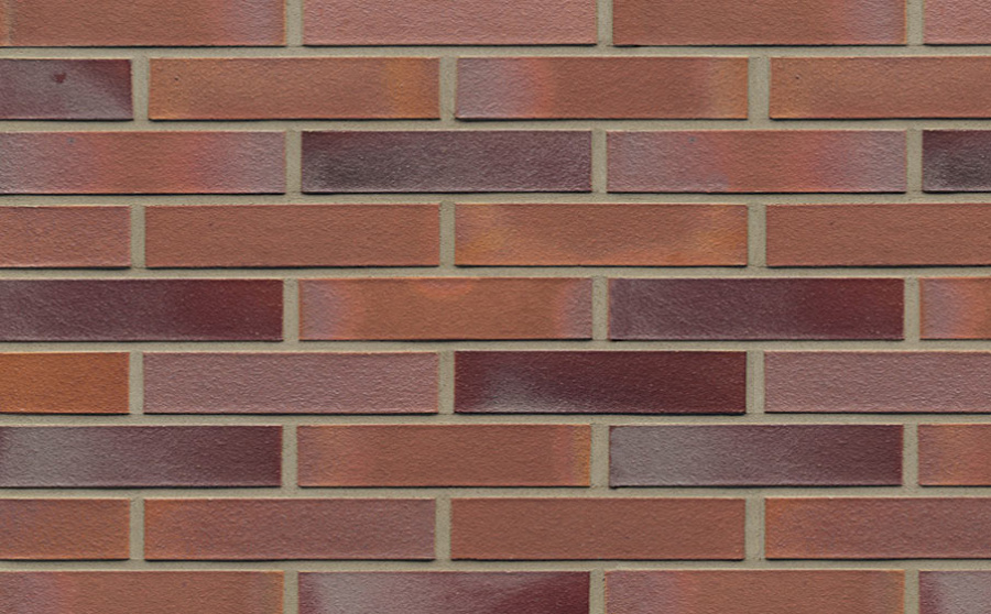 Фото Кирпич клинкерный Muhr 14 Rotblau-bunt гладкий, 240*115*52 мм