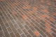 Фото Тротуарная клинкерная брусчатка ЛСР Глазго темно-красный флэшинг, 200*100*50 мм