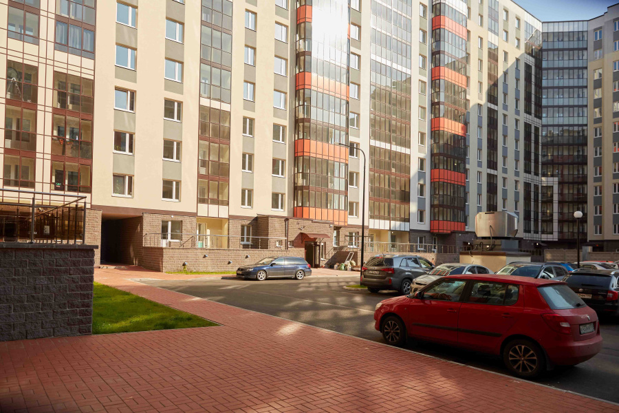 Фото Тротуарная клинкерная брусчатка ЛСР Лондон красный, 200*100*50 мм
