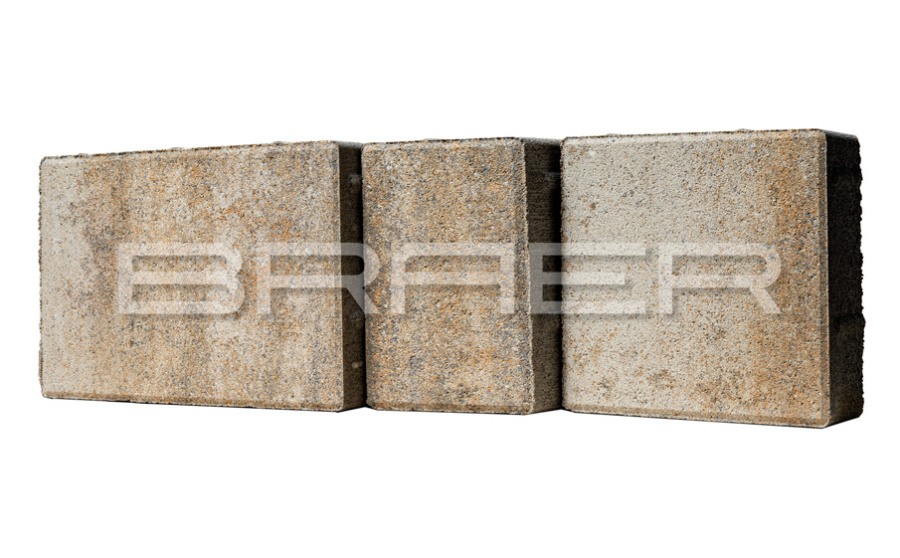 Фото Плитка тротуарная BRAER Старый город Венусбергер Color Mix Песчаник