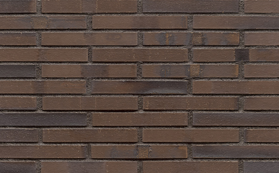 Фото Кирпич клинкерный Westerwaelder Klinker Nr 33AKS Schwarz-braun Kohle Spezial, 290*90*40 мм