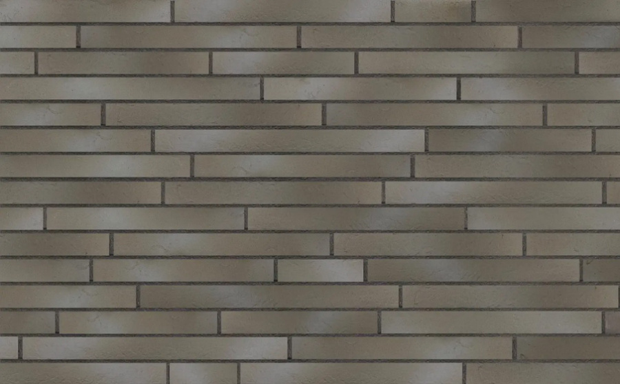 Фото Клинкерная плитка под кирпич Terramatic Forta Grey AC, 390*40*14 мм