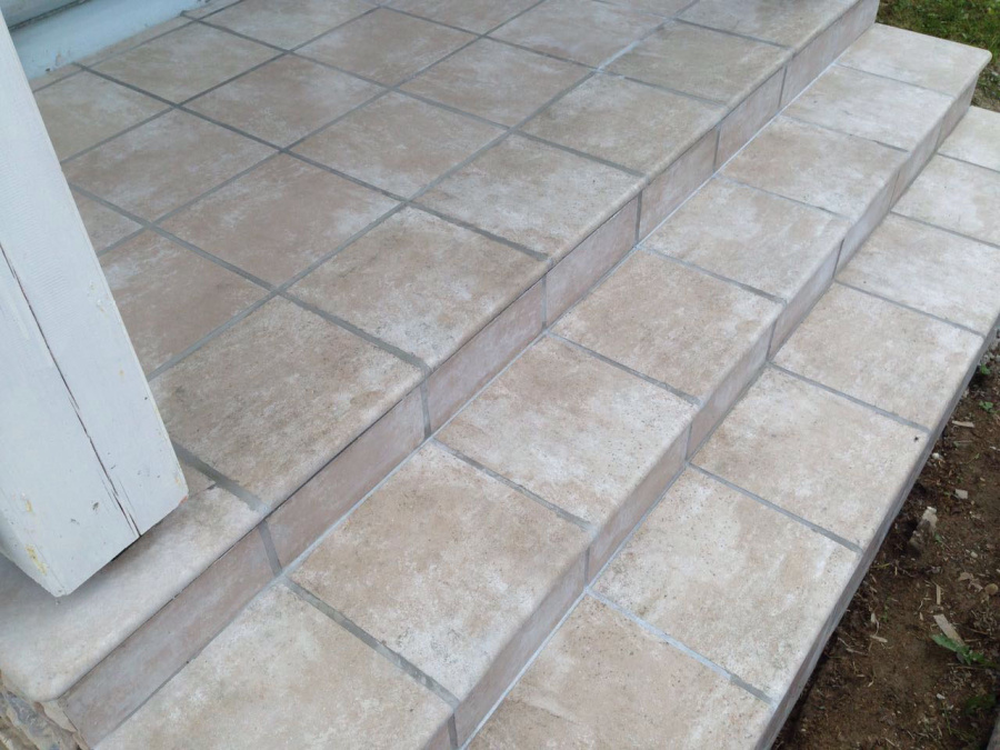 Фото Клинкерная ступень-флорентинер Westerwaelder Klinker ATRIUM Hellbeige, 310*320*9,5 мм