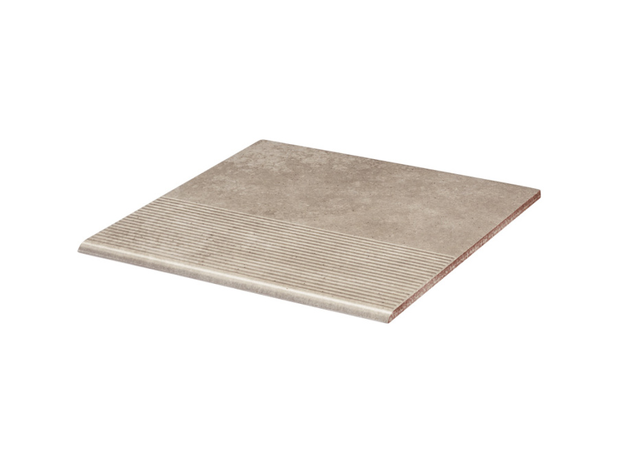 Фото Клинкерная ступень с насечками Paradyz Viano, Beige, 300*300*8,5 мм