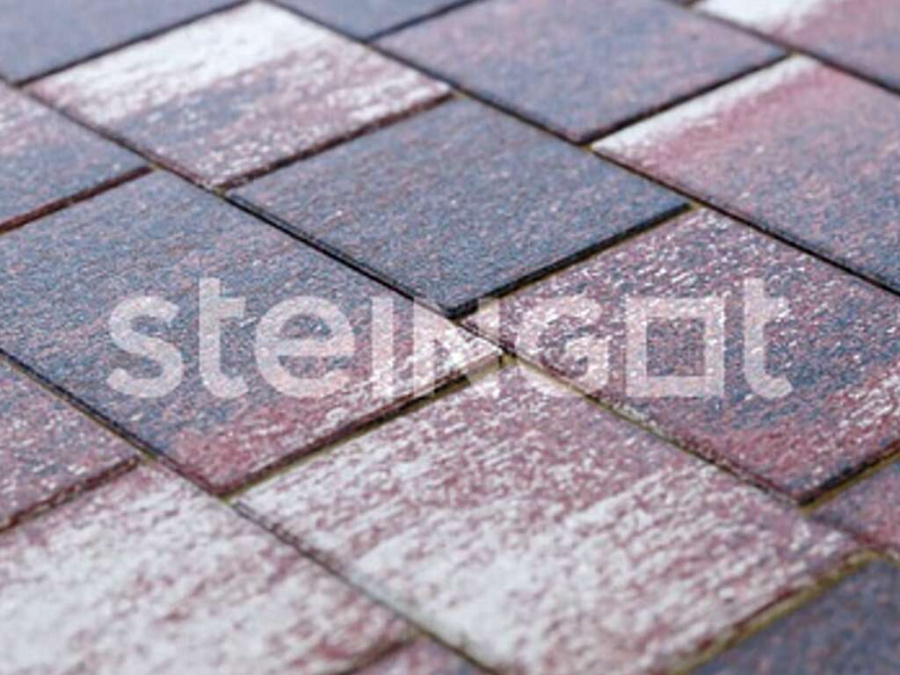 Фото Плитка тротуарная Steingot Колормикс, Новый город, Аметист (Amethyst), комплект 3 шт, толщина 40 мм