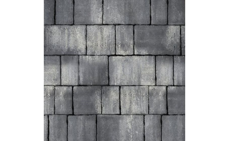 Фото Плитка тротуарная SteinRus Старый город Б.2.Фсм.6, гладкая, ColorMix Актау, толщина 60 мм