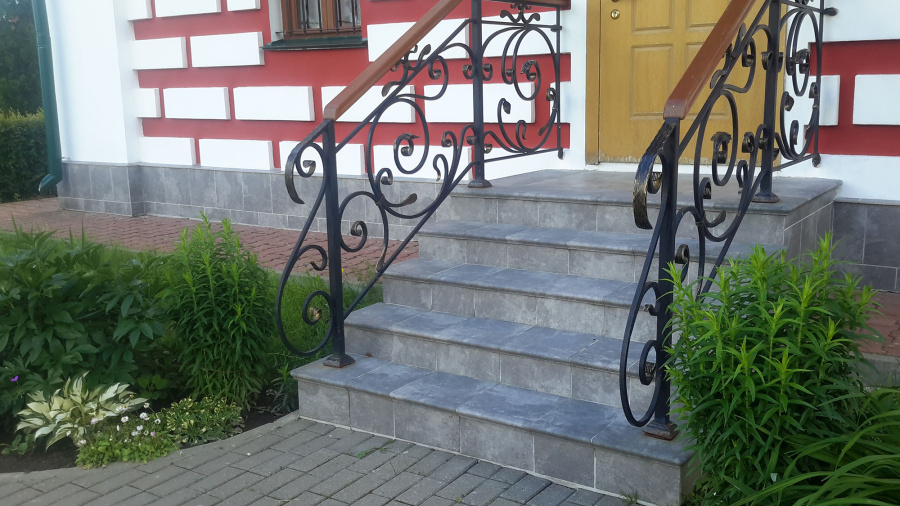 Фото Клинкерная напольная плитка Westerwaelder Klinker ATRIUM Dunkelgrau, 310*310*9,5 мм