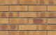 Фото Кирпич клинкерный Muhr 06 K Hellbraun-bunt Kohle гладкий, Spar NF, 240*55*71 мм