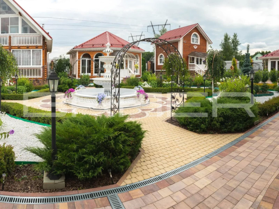 Фото Плитка тротуарная BRAER Старый город Ландхаус Color Mix тип 3 Мальва, толщина 60 мм