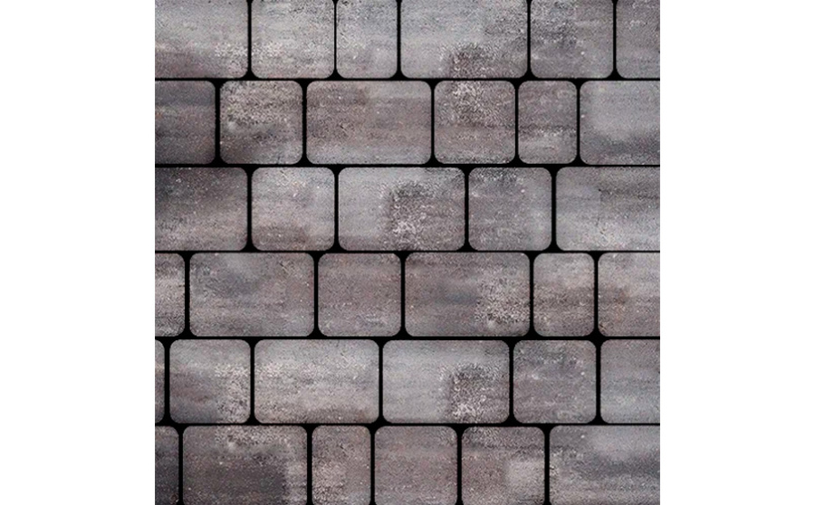 Фото Плитка тротуарная SteinRus Инсбрук Альт А.1.Фсм.4, гладкая, ColorMix Умбра, толщина 40 мм