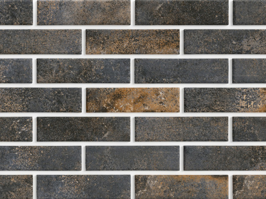 Фото Клинкерная плитка под кирпич BestPoint Exclusive Metal Dark, 245*65*8,5 мм