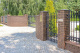 Фото Клинкерный заборный элемент полнотелый King Klinker 03 Natural brown, 310/250*65*78 мм