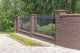Фото Клинкерный заборный элемент полнотелый King Klinker 03 Natural brown, 310/250*65*78 мм