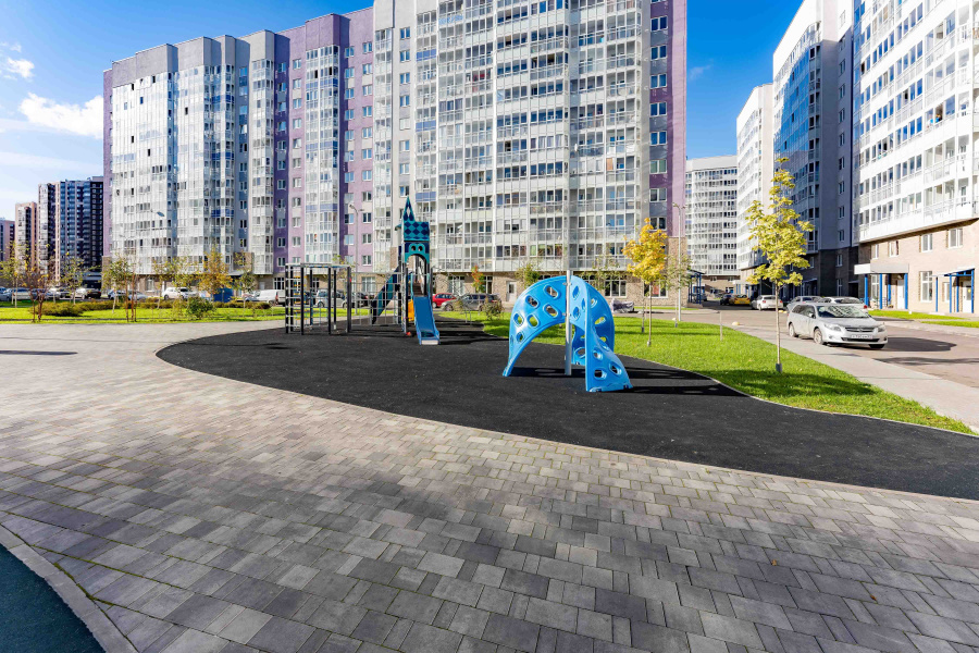 Фото Плитка тротуарная BRAER Старый город Ландхаус Color Mix Вечер, толщина 60 мм