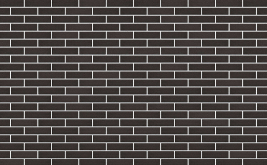 Фото Клинкерная плитка под кирпич King Klinker Dream House 18 Volcanic black RF10 250*65*10 мм