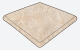 Фото Угловая ступень-флорентинер Gres Aragon Petra Beige 330*330*14(36) мм