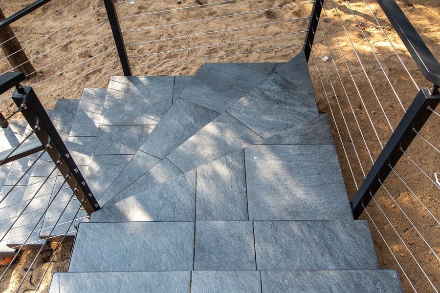 Фото Керамогранит Atlas Concorde Landstone Night LASTRA, 600*600*20 мм