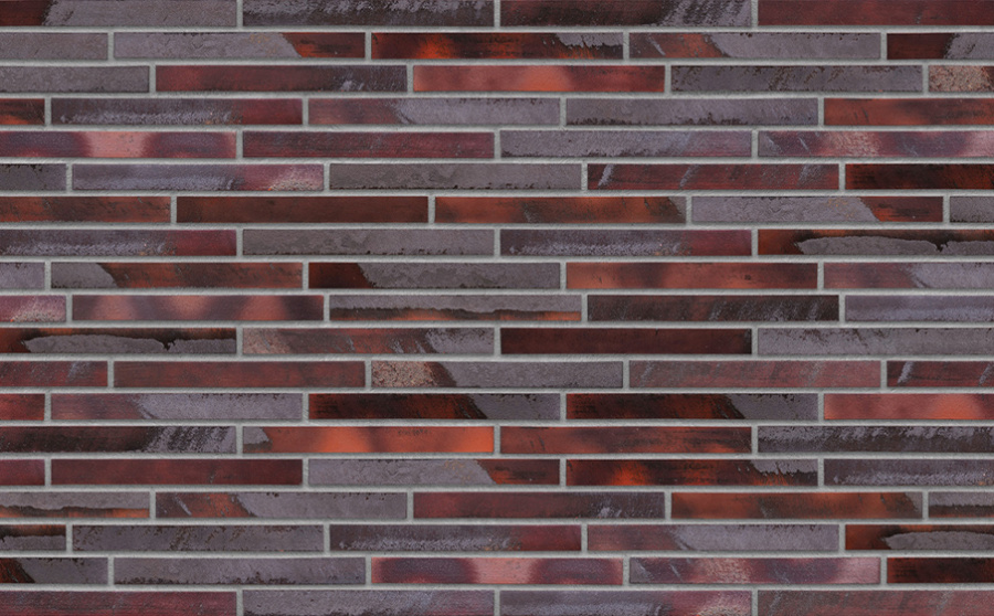 Фото Клинкерная плитка под кирпич King Klinker KING SIZE 02 Valyria stone гладкая, 490*52*14 мм