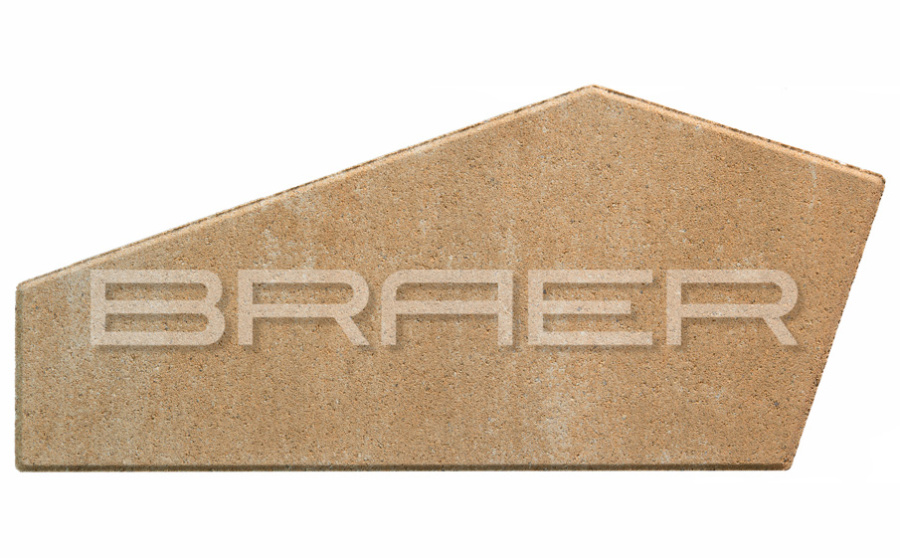 Фото Плитка тротуарная BRAER Витраж Color Mix Плато, толщина 80 мм