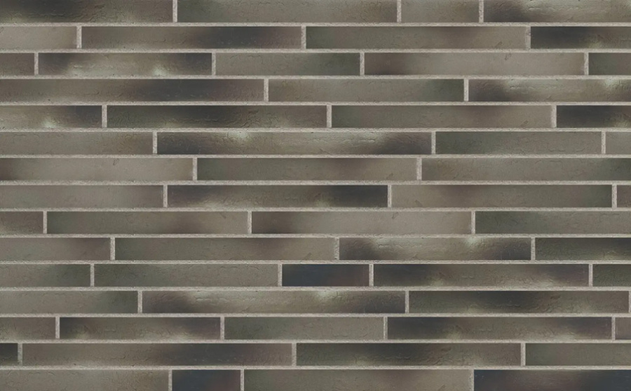 Фото Клинкерная плитка под кирпич Terramatic Forta Grey AВ, 390*40*14 мм