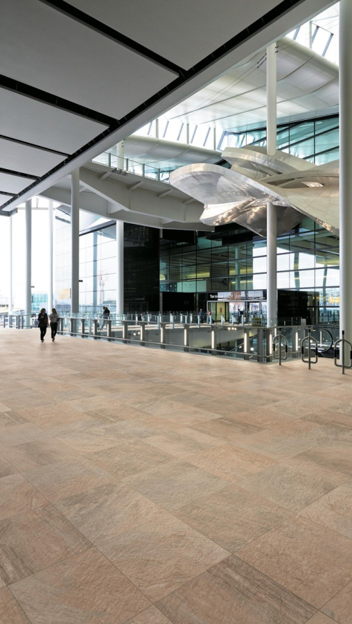 Фото Керамогранит Atlas Concorde Landstone Gold LASTRA, 600*600*20 мм