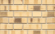 Фото Кирпич клинкерный Muhr 35 KS Creme nuanciert Kohle Spezial гладкий, 240*115*71 мм