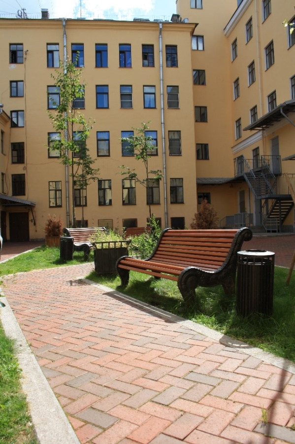 Фото Клинкерная брусчатка Penter Rotblaubunt с фаской, 200*100*62 мм