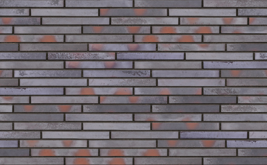 Фото Клинкерная плитка под кирпич King Klinker KING SIZE 06 Argon wall гладкая LF, 490*52*14 мм