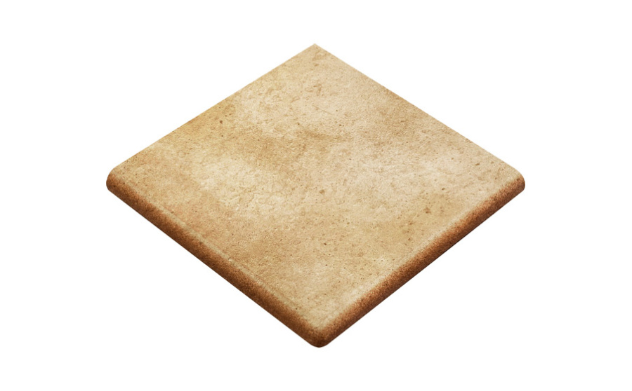 Фото Клинкерная угловая ступень-флорентинер Gres Aragon Orion Beige 330*330*18(53) мм