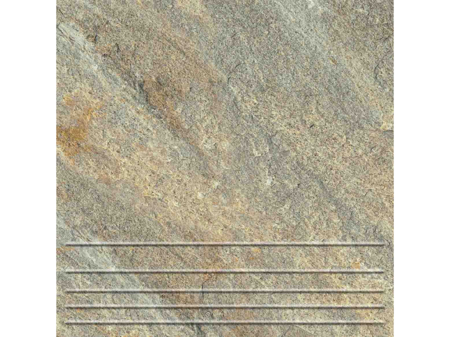 Фото Клинкерная ступень с насечками Керамин Базальт 4, 298*298*8,5 мм