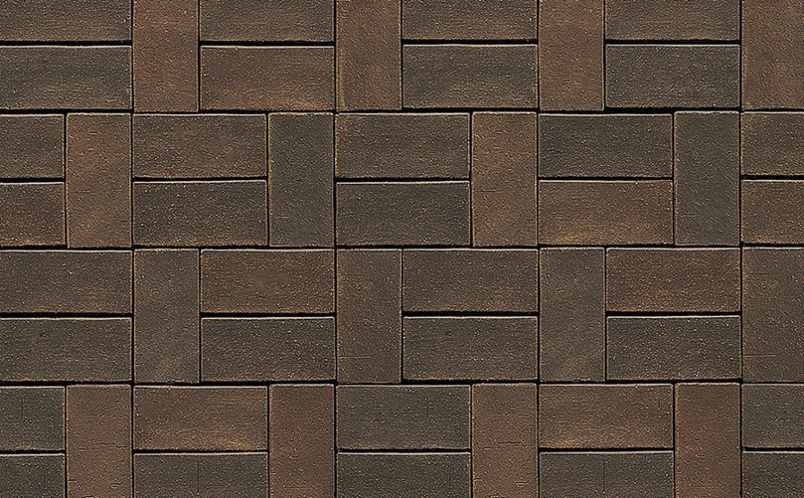 Фото Клинкерная брусчатка Westerwaelder Klinker PK833 Braun, 200*100*52 мм