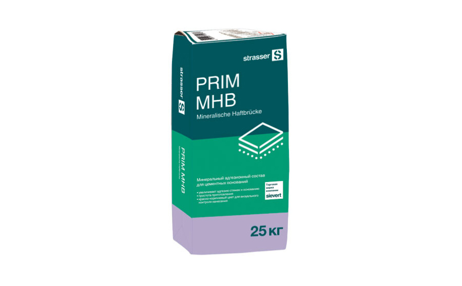Фото Минеральный адгезионный состав strasser PRIM MHB