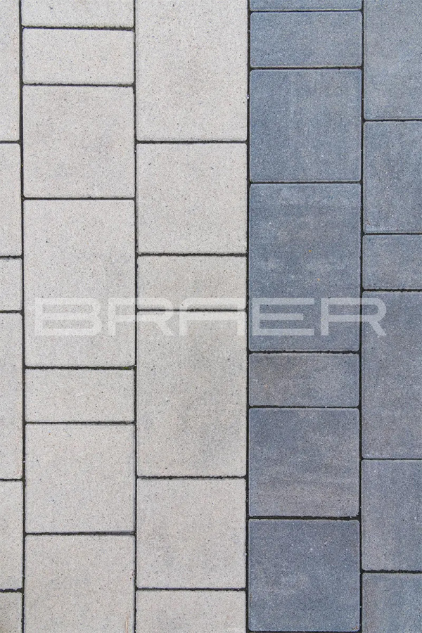 Фото Плитка тротуарная BRAER Старый город Ландхаус Color Mix Туман, толщина 60 мм