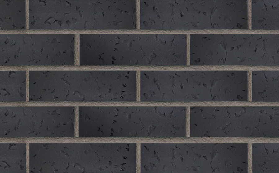 Фото Клинкерная плитка под кирпич Terramatic Moon Black AB, 240*71*14 мм